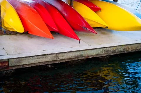 Kayaks Stock Photos