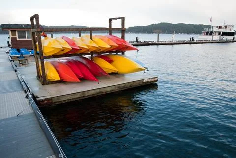 Kayaks Stock Photos