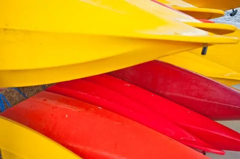 Kayaks Stock Photos