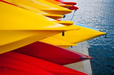 Kayaks Stock Photos