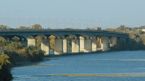 Kaydak bridge Stock Footage 118382590