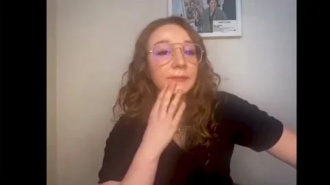 Kayli Carter is interviewed on call about her new film 'Let Him Go' - 2021 Stock Footage 157439018