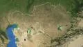 Kazakhstan. 3d earth in space - zoom in on Kazakhstan contoured 4k 4k or 4k+ Resolution