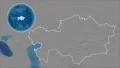Kazakhstan and Globe. Bumps 4k or 4k+ Resolution