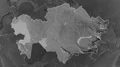 Kazakhstan - hub of the world. Grayscale 4k or 4k+ Resolution