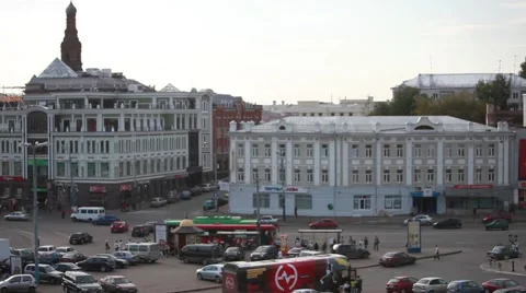 Kazan Panorama Vídeo Stock 1049526