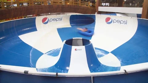 Kazan, Russia - 04.07.2017 Water Park Riviera Stock Footage