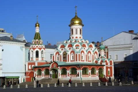 Kazansky cathedral Stock Photos