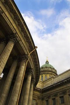 Kazansky cathedral Stock Photos