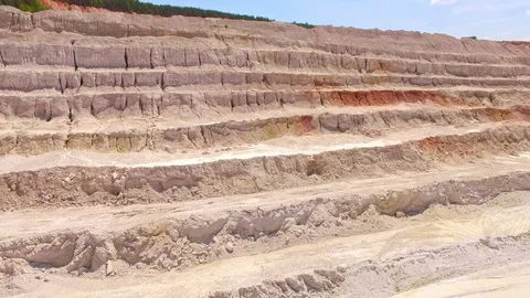 Kaznejov kaoline quarry. Vídeos de archivo 76801997