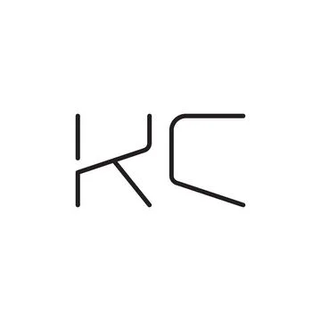 Kc initial letter vector logo icon Stock-Illustration