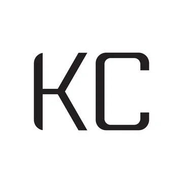 Kc initial letter vector logo icon Illustrazione stock