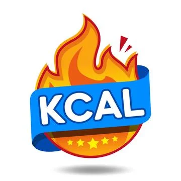 Kcal icon Stock Illustration