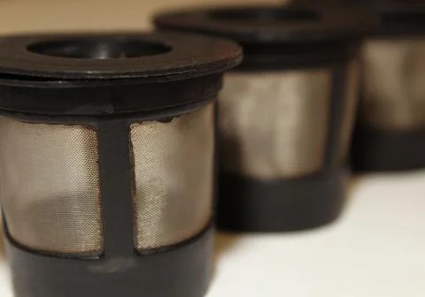 Kcup infite with selective focus on the first unit Stock Photos