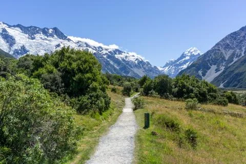 Kea Point Track Stock Photos