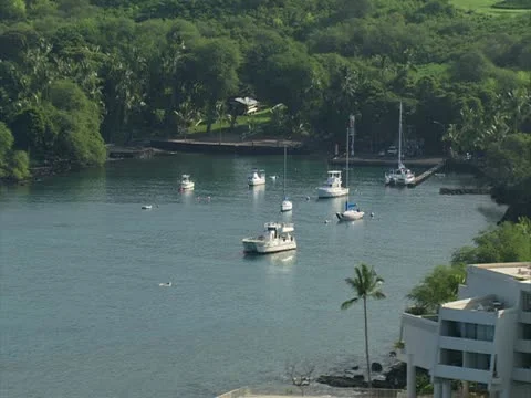 Keauhou Bay Stock-Footage 22244486