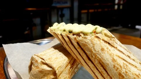 Kebab doner (shawarma). Stock Footage 112665736