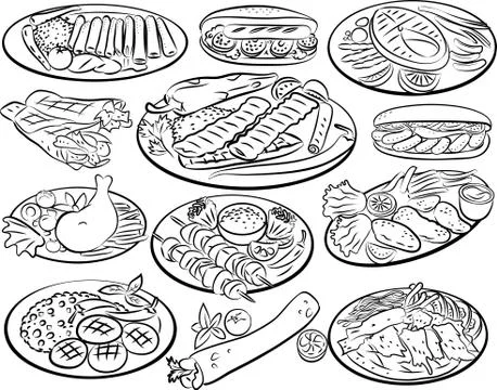 Kebab 스톡 일러스트