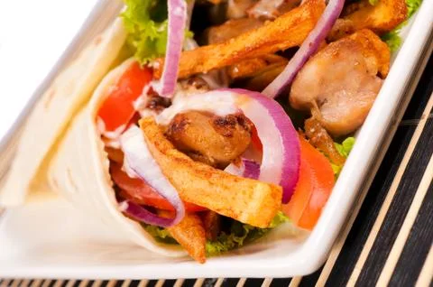 Kebab portion Foto stock