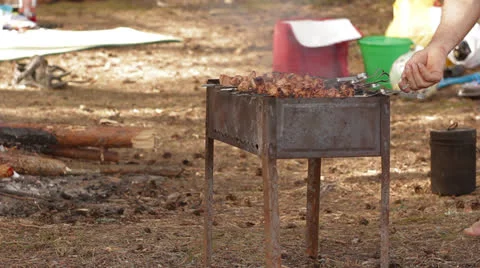 Kebab prepares Stock Footage 24568551