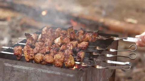 Kebab prepares Stock Footage 24568604