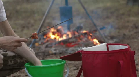 Kebab prepares Video stock 24568820