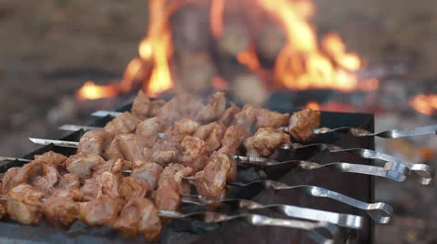 Kebab prepares Stock Footage 24568917