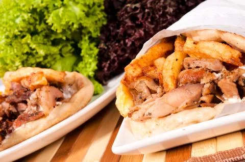 Kebab time Stock Photos