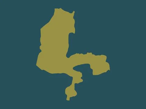 Kebbi, Nigeria. Solid color shape Stock Illustration