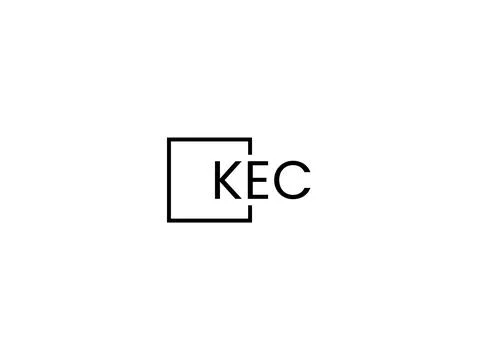 KEC letter initial logo design vector illustration 스톡 일러스트