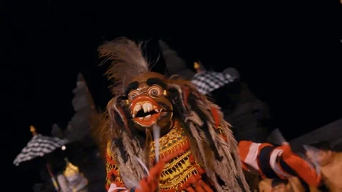 Kecak And Fire Dance Performance, Uluwatu, Bali 動画素材 261848420