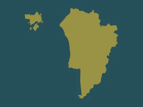 Kedah, Malaysia. Solid color shape Stock Illustration