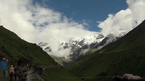 Kedarnath Stock Footage 29664769
