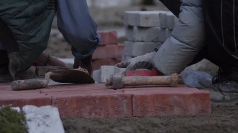 Kedarnath labor working construction Stock Footage 123269415