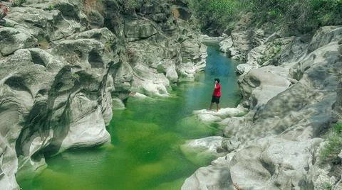 Kedung Cinet, Jombang, East Java, Indonesia Stock Photos