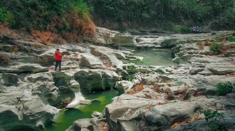 Kedung Cinet, Jombang, East Java, Indonesia Stock Photos