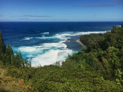 Kee Beach Stock Photos