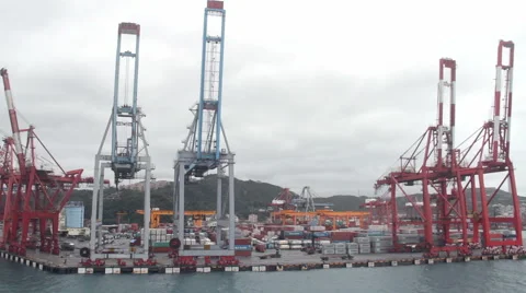 Keelung Harbor.HD Stock Footage 48677928