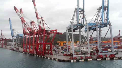 Keelung Harbor.HD Stock Footage 48678194