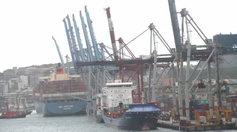 Keelung Harbor.HD Stock Footage 48680226