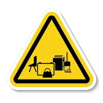 Keep Area Clear Symbol Sign Isolate on White Background,Vector Illustration Stock Illustration