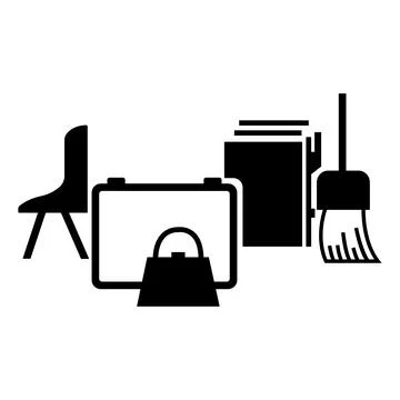 Keep Area Clear Symbol Sign Isolate on White Background,Vector Illustration Stock Illustration