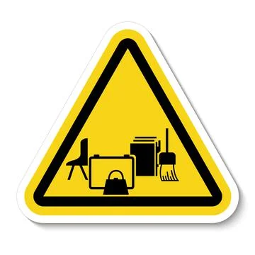Keep Area Clear Symbol Sign On White Background Stock Illustration