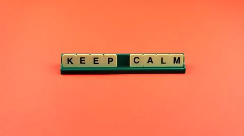 Keep Calm Concept Stock Photos