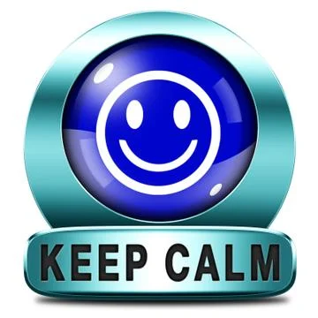 Keep calm Illustrazione stock