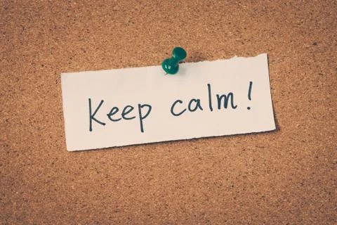 Keep calm Stock Photos