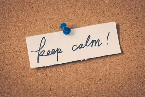 Keep calm Stock Photos
