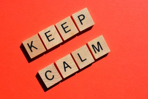 Keep Calm Stock Photos