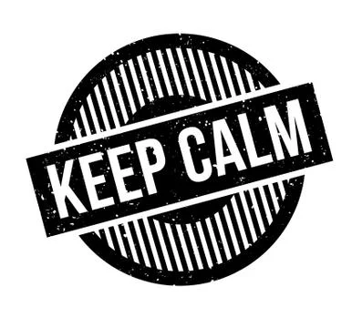 Keep Calm rubber stamp Stock Illustration