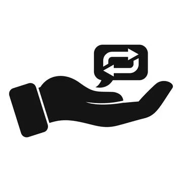 Keep data repost icon simple vector. Check market Stock Illustration